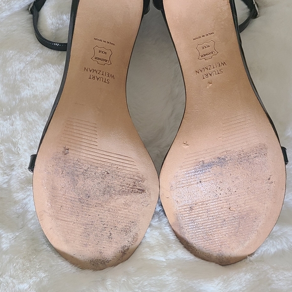 SOLD. EUC! Stuart Weitzman "Nudistsong" Black Patent Leather! - Picture 5 of 11
